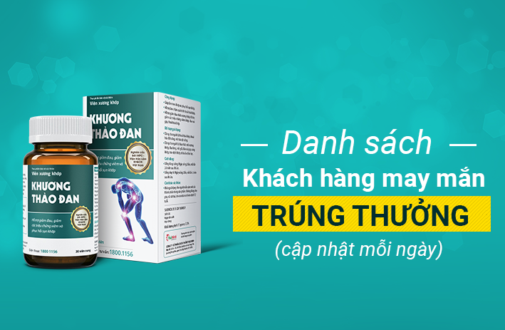 Danh sách khách hàng may mắn nhận quà từ Khương Thảo Đan