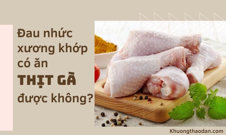 Đau xương khớp có ăn thịt gà được không?